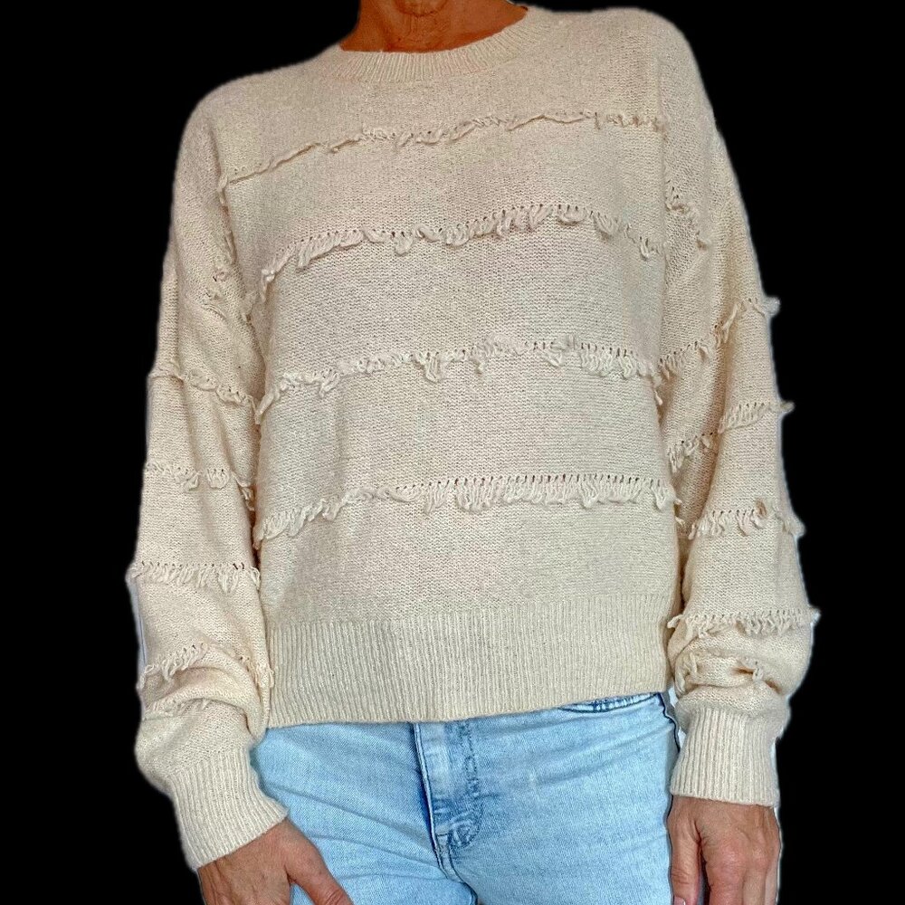 Cream Tassel Sweater